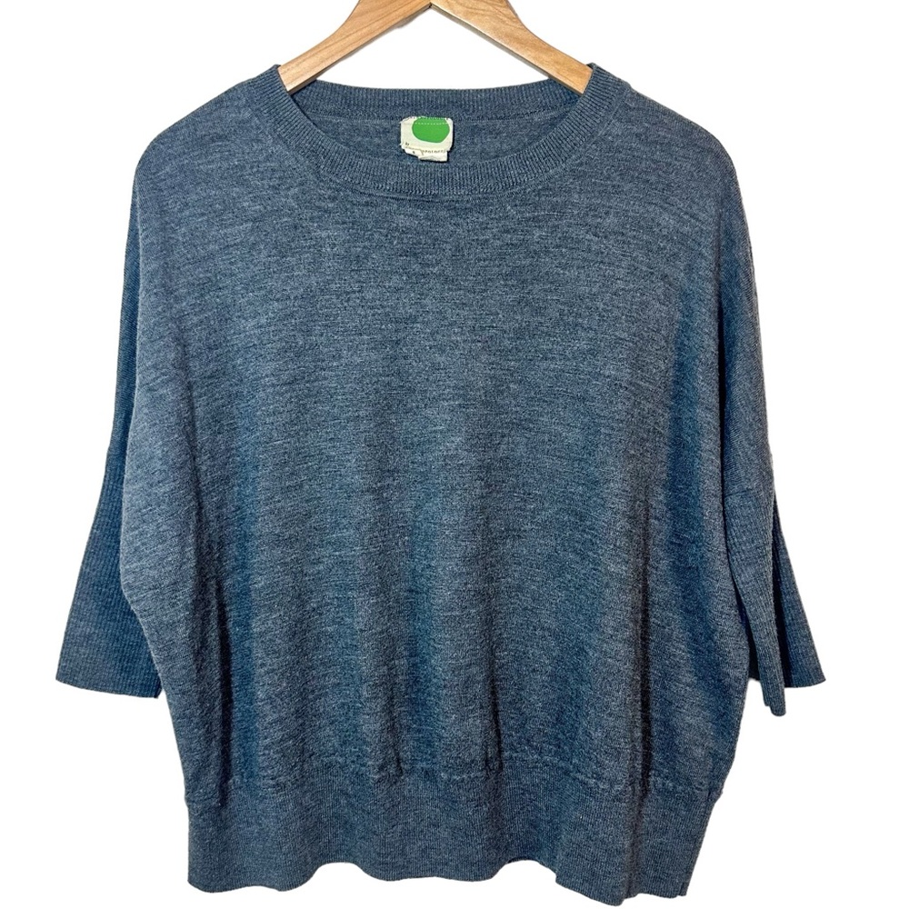 Anthropologie Gray Wool Sweater Size Small